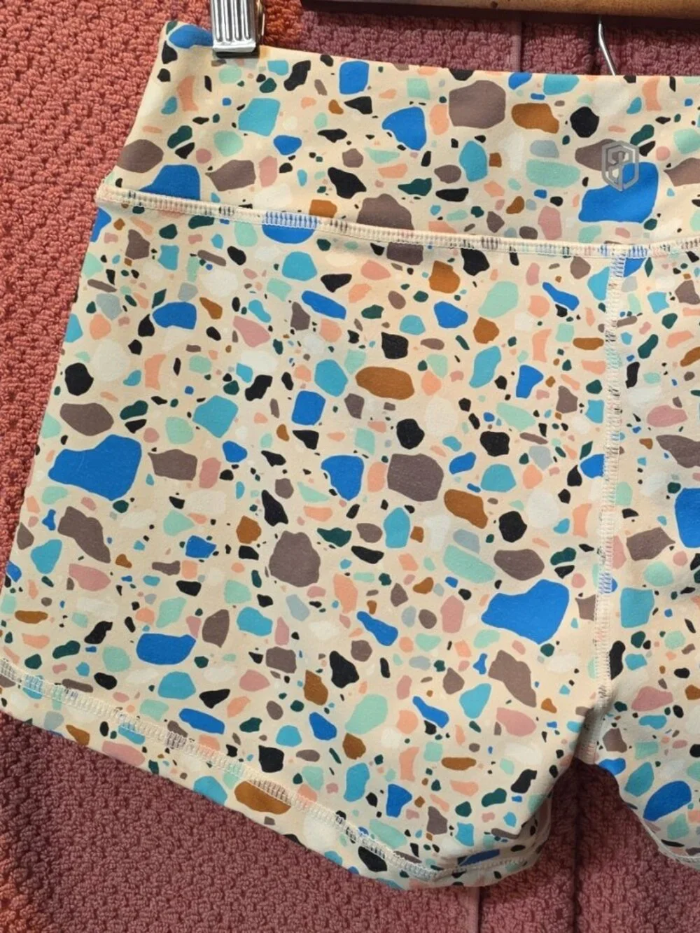 Born Primitive Terrazzo mosaic pattern athletic shorts